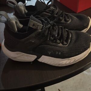 Under Armour Black and White Men's Training Shoes